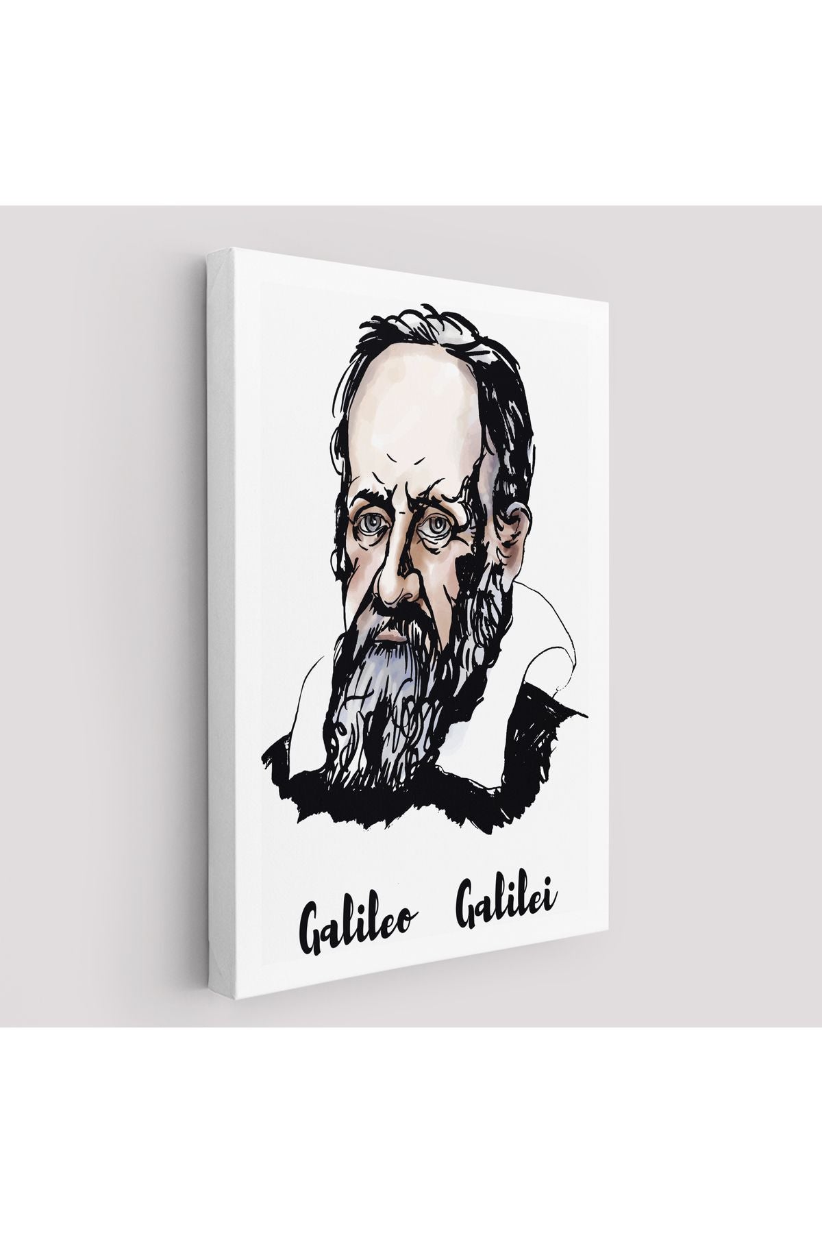 Galileo Galilei Dekoratif Kanvas Tablo-5915