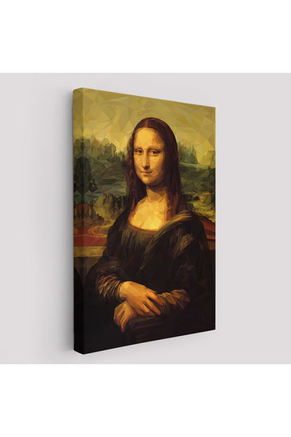 Mona Lisa Leonardo da Vinci tablosu Dekoratif Kanvas Duvar Tablosu-5955