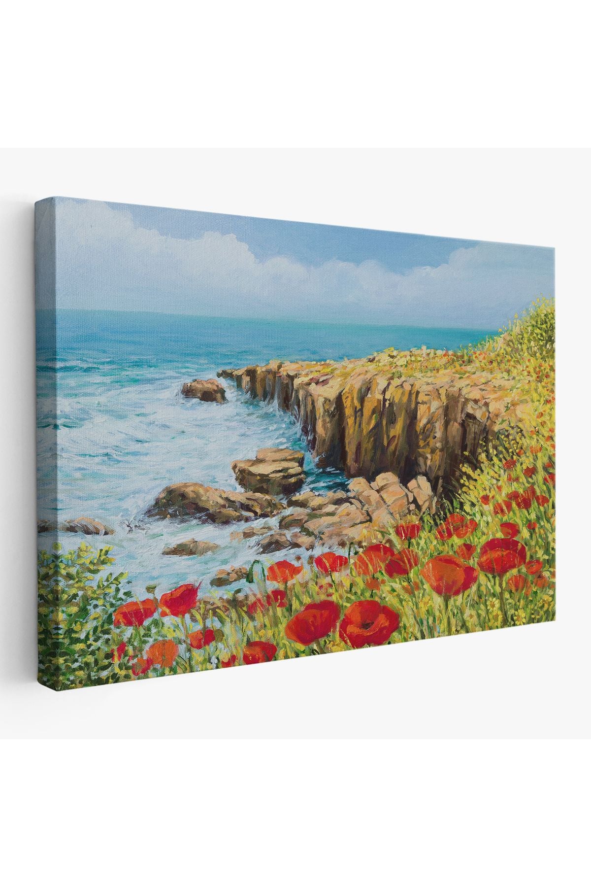 Deniz Manzaralı Dekoratif Kanvas Duvar Tablosu-3431