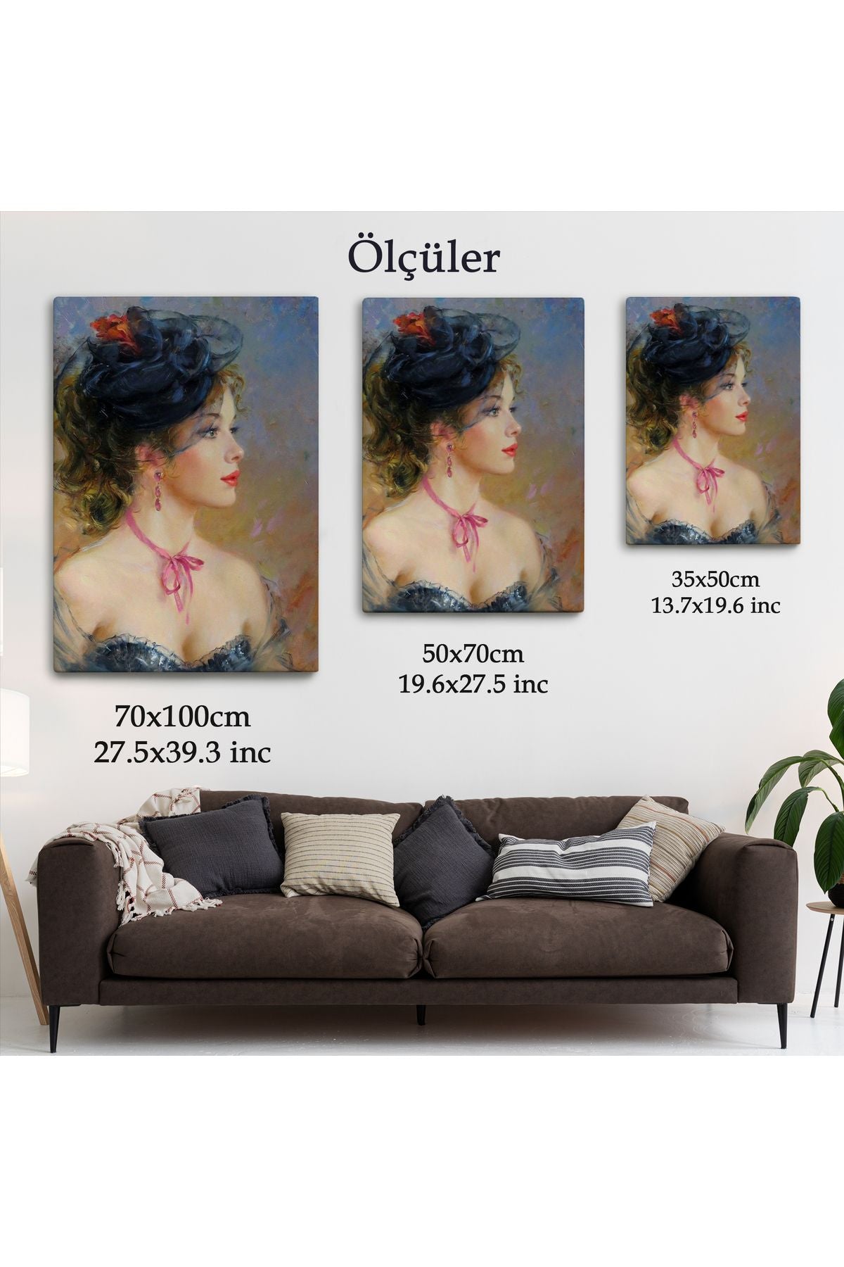 Güzel Helen Dekoratif Duvar Tablosu-6142