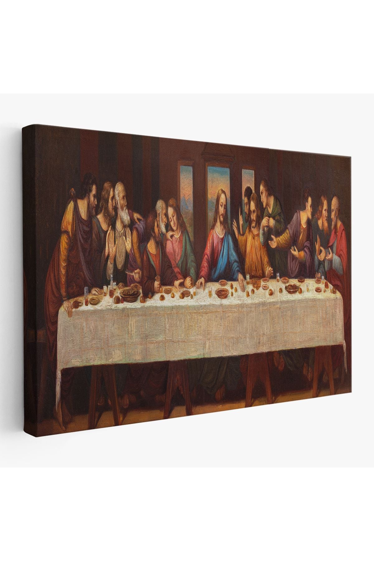Da Vinci'nin Son Akşam Yemeği Kanvas Tablo-5183