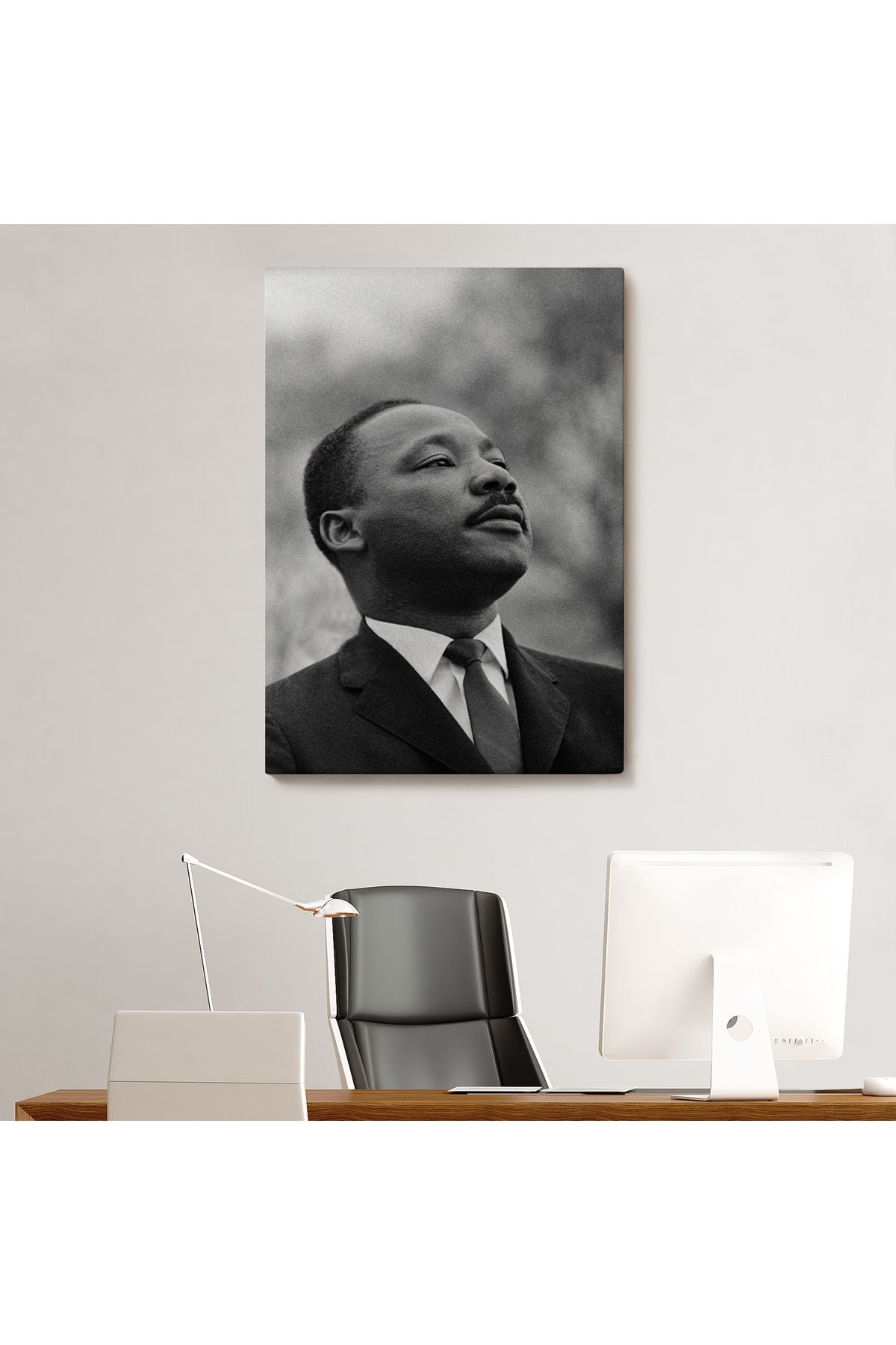 Martin Luther King Dekoratif Kanvas Duvar Tablosu-6374
