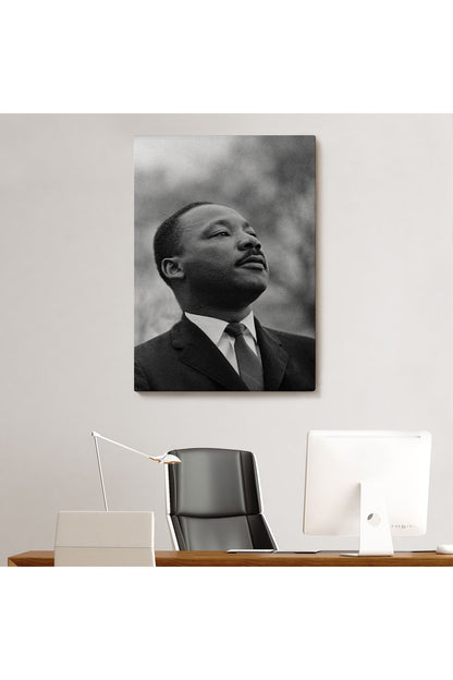 Martin Luther King Dekoratif Kanvas Duvar Tablosu-6374