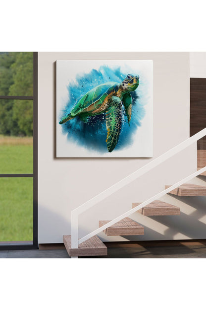 Caretta Caretta Dekoratif Kanvas Tablo-5812