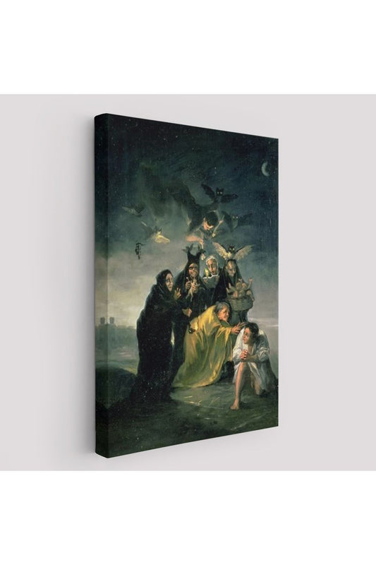 Madrid İspanya Lázaro Galdiano Müzesindeki Francisco Goya?'nın Büyü Tablosu-6252