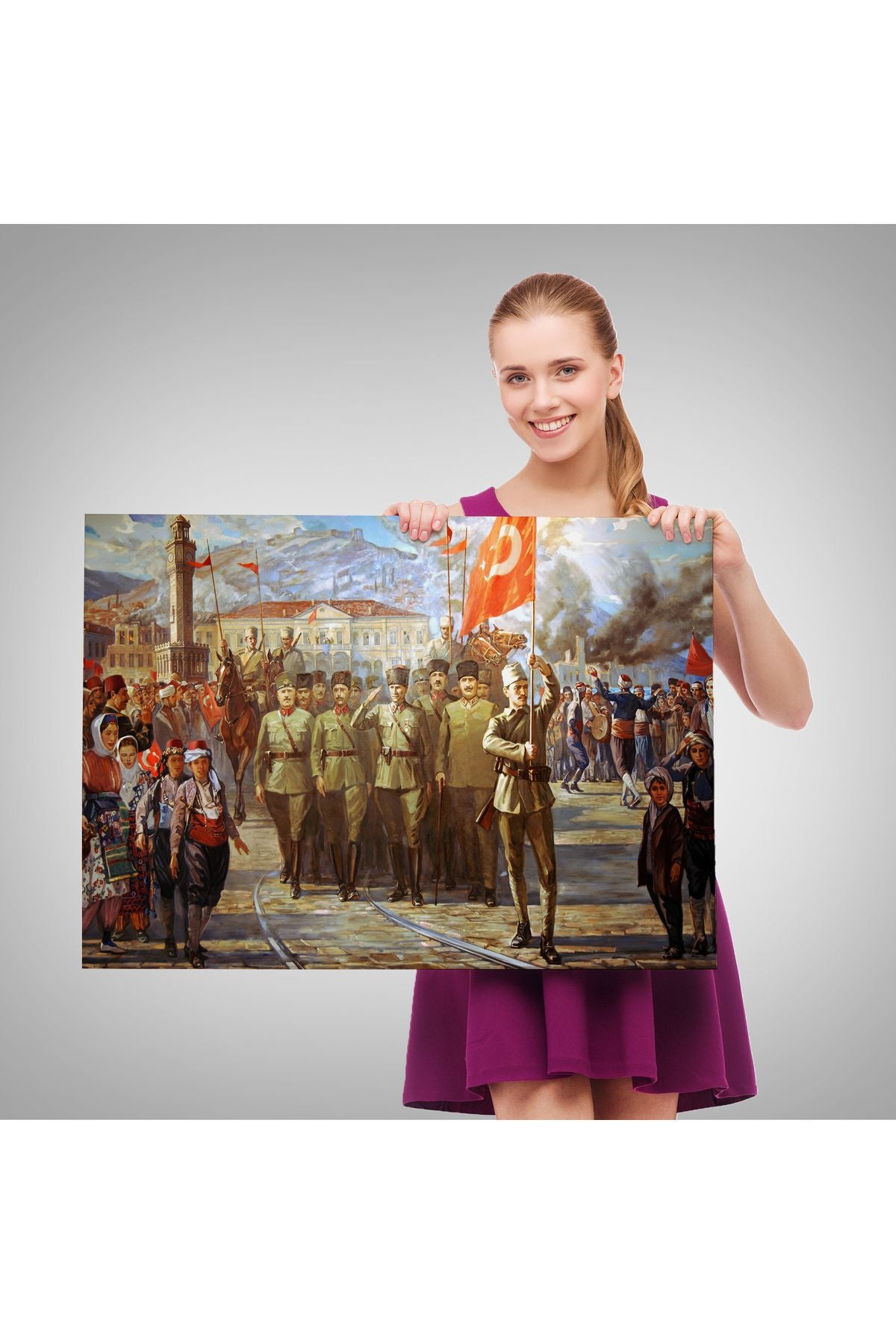 Sürreal Ağaçtaki Renkler Senfonisi Tablosu-6626