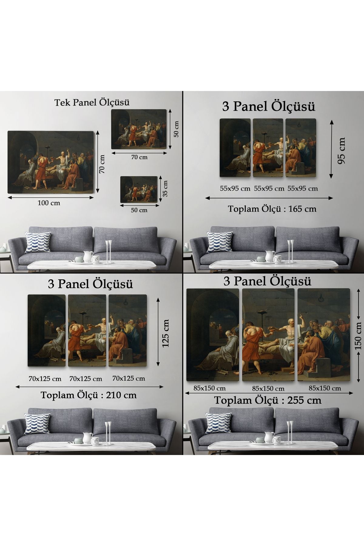 Son Akşam Yemeği Leonardo Da Vinci Kanvas Tablo-5057