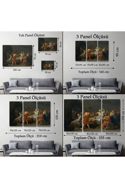 Son Akşam Yemeği Leonardo Da Vinci Kanvas Tablo-5057