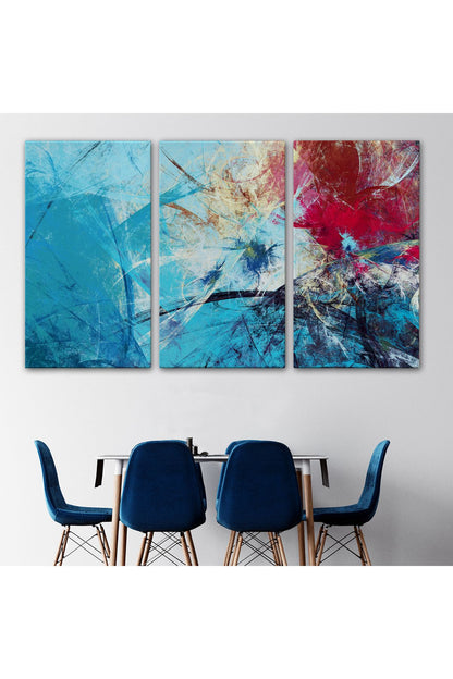 Soyut Yağlıboya Görünüm Dekoratif Kanvas Duvar Tablo-3502