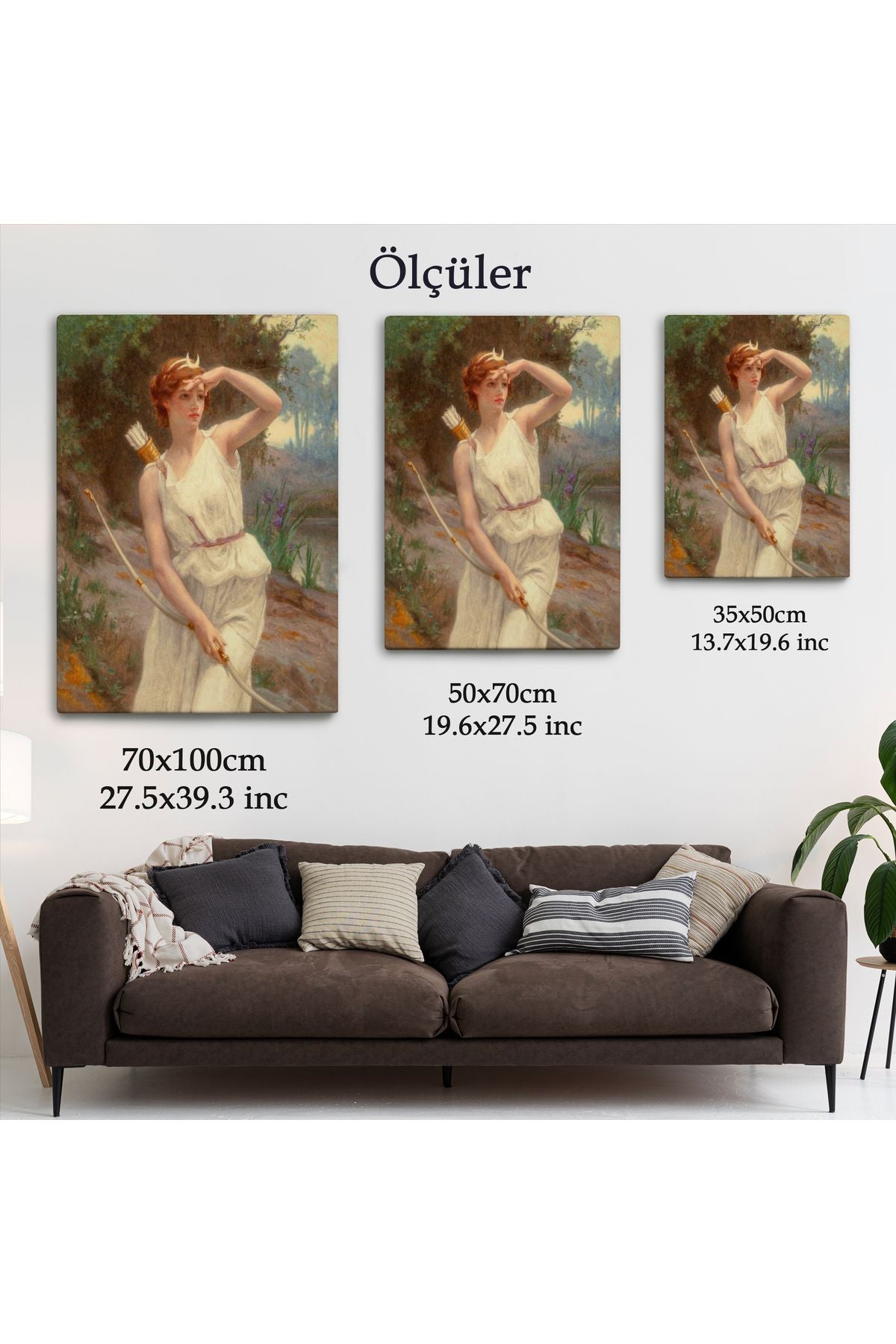 Guillamume Seignac Diana Roma Mitolojisinde Av Tanrıçası Duvar Tablosu-6056