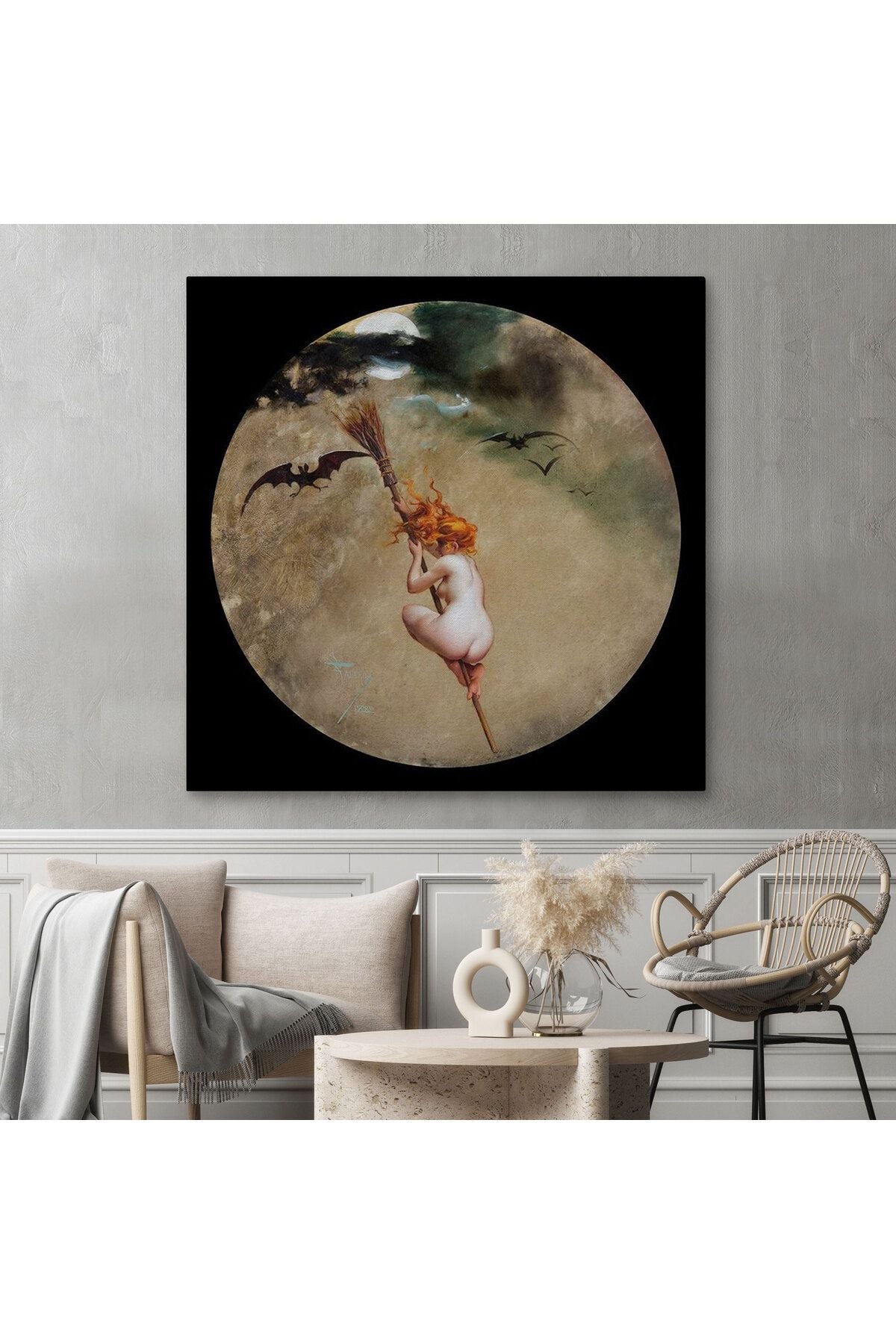 Luis Ricardo Falero Kanvas Tablo-5854