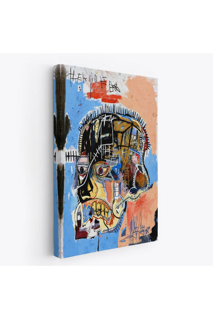Jean Michel Basquiat,İsimsiz Kafatası 1981 Sergi Tablosu-4978