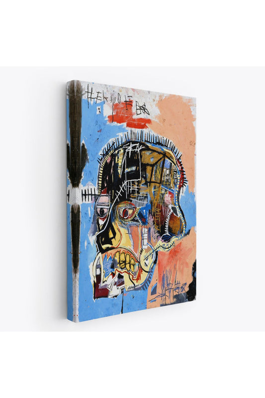 Jean Michel Basquiat,İsimsiz Kafatası 1981 Sergi Tablosu-4978