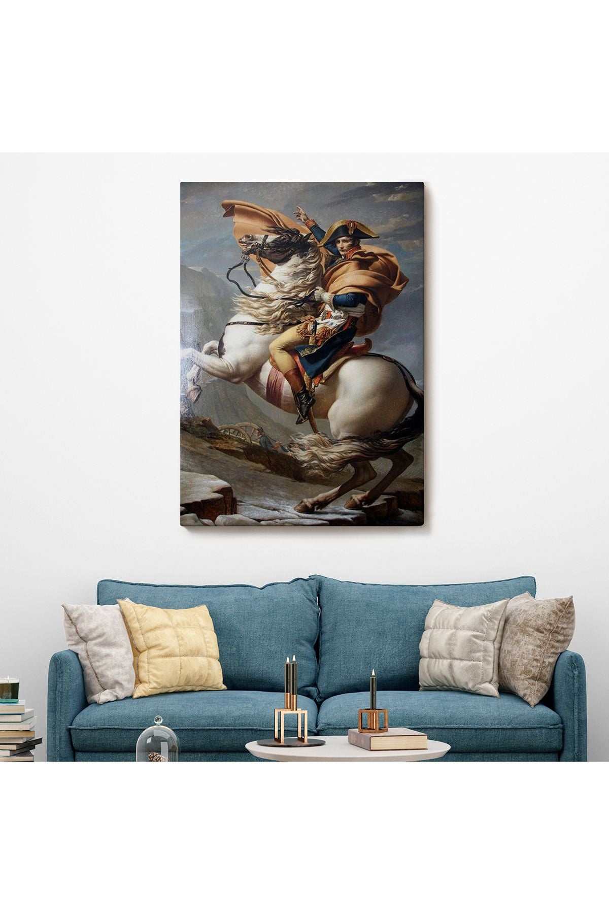 Bonaparte Franchissant le Grand-Saint-Bernard Tablosu-6296