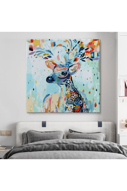 Renkli Ceylan Kanvas Tablo-5876