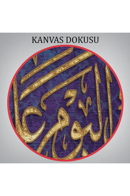 Bügün Hesap Görücü Olarak Sen Kendıne Yetersın, Yazılı Dekoratif Kanvas Tablo-3349