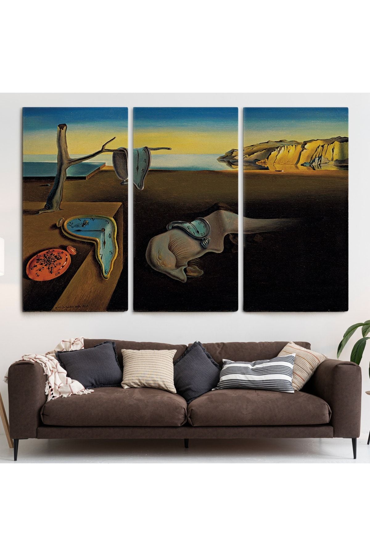 Salvador Dali - The Persistence Of Memory Tablosu ( Tek Parça )